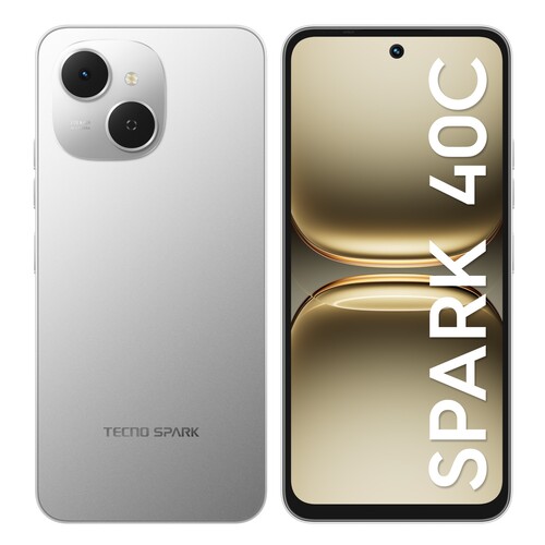 Купить 6.67" Смартфон Tecno SPARK 40C 256 ГБ серый  5632984. Характеристики, отзывы и цены в Донецке