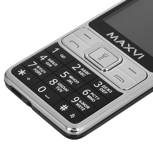 Купить Сотовый телефон Maxvi X900i черный/серебристый  9916945. Характеристики, отзывы и цены в Донецке