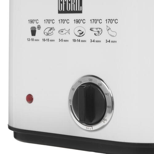 Купить Фритюрница GFgril GFF-012 Easy Cook белый  8142847. Характеристики, отзывы и цены в Донецке