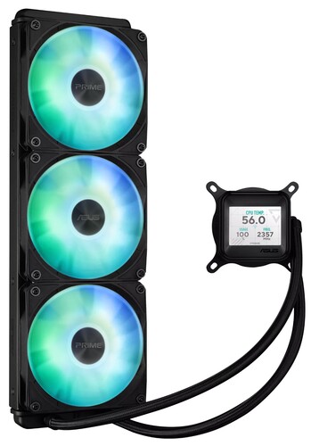 Купить Система охлаждения ASUS PRIME LC 360 ARGB LCD черная  5634050. Характеристики, отзывы и цены в Донецке