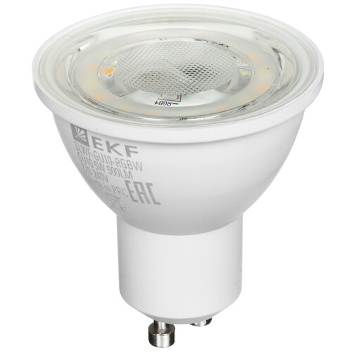 Купить Умная светодиодная лампа EKF Connect RGBW GU10  5490559. Характеристики, отзывы и цены в Донецке