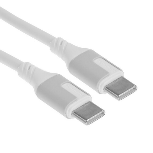 Купить Кабель круглый Borofone USB Type-C - USB Type-C белый 1 м  9238060. Характеристики, отзывы и цены в Донецке