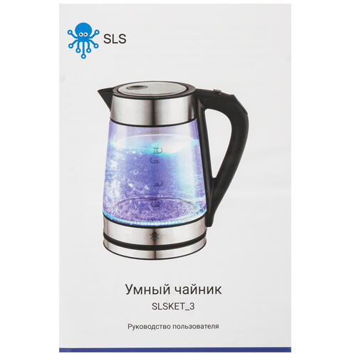 Купить Электрочайник SLS KET-03 WiFi черный  9040695. Характеристики, отзывы и цены в Донецке