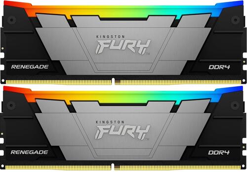 Купить Оперативная память Kingston FURY Renegade RGB [KF436C16RB12AK2/32] 32 ГБ  5435703. Характеристики, отзывы и цены в Донецке