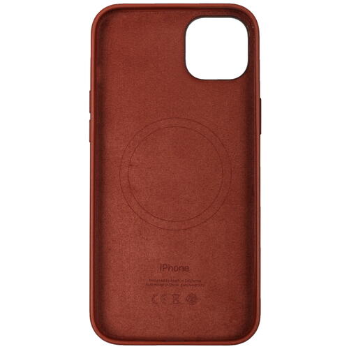 Купить Накладка  Apple Leather Case with MagSafe для Apple iPhone 14 Plus коричневый  5084127. Характеристики, отзывы и цены в Донецке