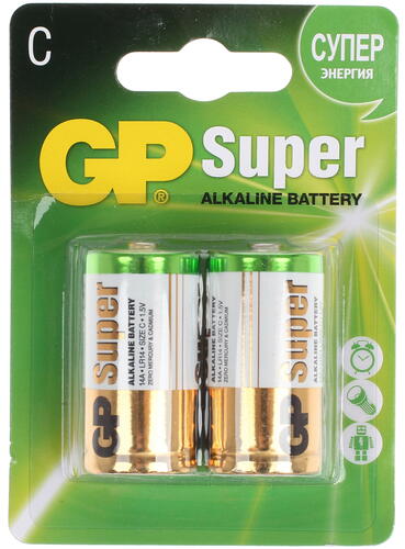 Купить Батарейка GP Super C / C (LR14/ER26500/R14)  1135682. Характеристики, отзывы и цены в Донецке