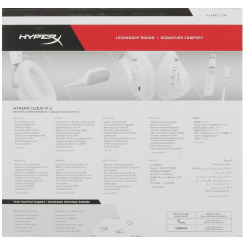 Купить Беспроводные наушники HyperX Cloud III S WL белый 2025  5639358. Характеристики, отзывы и цены в Донецке