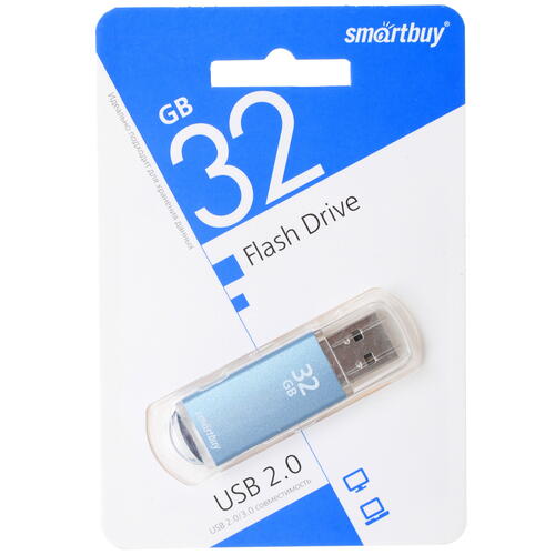 Купить Память USB Flash 32 ГБ SmartBuy V-Cut [SB32GBVC-B]  1607840. Характеристики, отзывы и цены в Донецке