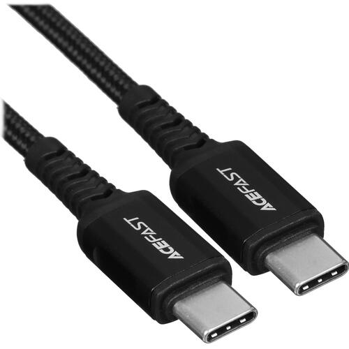 Купить Кабель круглый ACEFAST USB Type-C - USB Type-C черный 1.2 м  5415450. Характеристики, отзывы и цены в Донецке