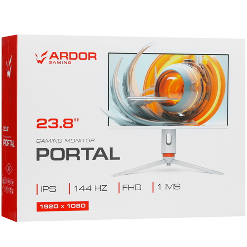 Купить 23.8" Монитор ARDOR GAMING PORTAL AF24H1 белый  5425682. Характеристики, отзывы и цены в Донецке