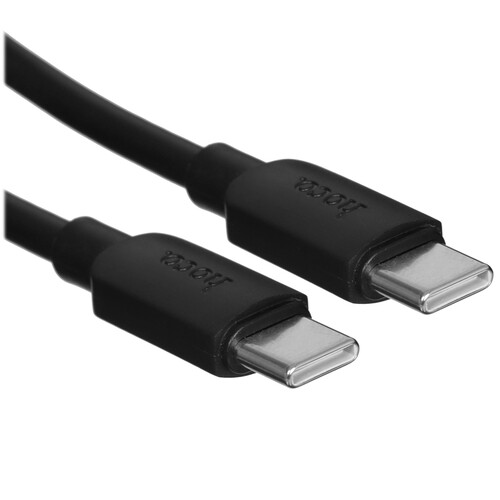Купить Кабель круглый Hoco USB Type-C - USB Type-C черный 0.25 м  5635381. Характеристики, отзывы и цены в Донецке