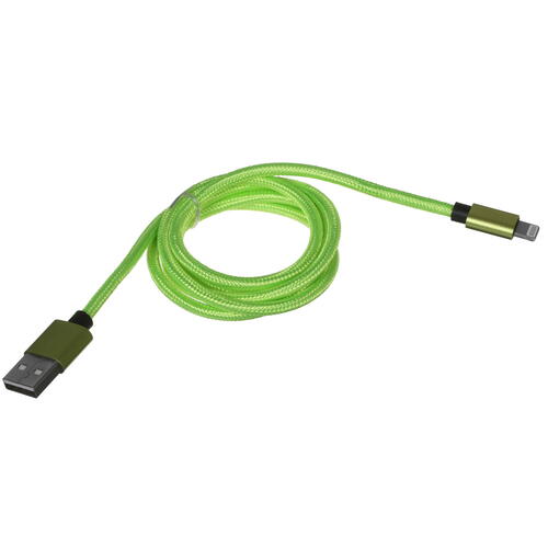 Купить Кабель круглый DEXP Lightning 8-pin - USB 2.0 Type-A зеленый 1 м  4834194. Характеристики, отзывы и цены в Донецке
