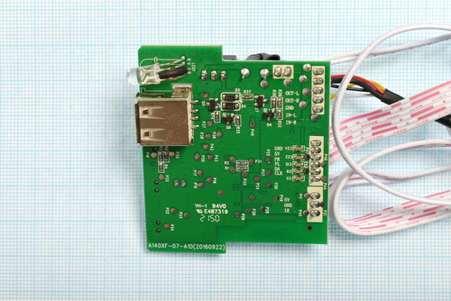 Купить Плата (FK + LED-ind + USB + IR) для колонок F&amp  4845577. Характеристики, отзывы и цены в Донецке