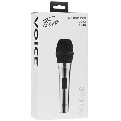 Купить Микрофон Fiero Voice NS-07 серебристый  4739603. Характеристики, отзывы и цены в Донецке