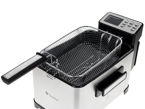 Купить Фритюрница Gemlux GL-DF-4D серебристый  1136474. Характеристики, отзывы и цены в Донецке