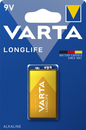 Купить Батарейка Varta LongLife крона (6LR61/6F22/CR-9V)  4743363. Характеристики, отзывы и цены в Донецке