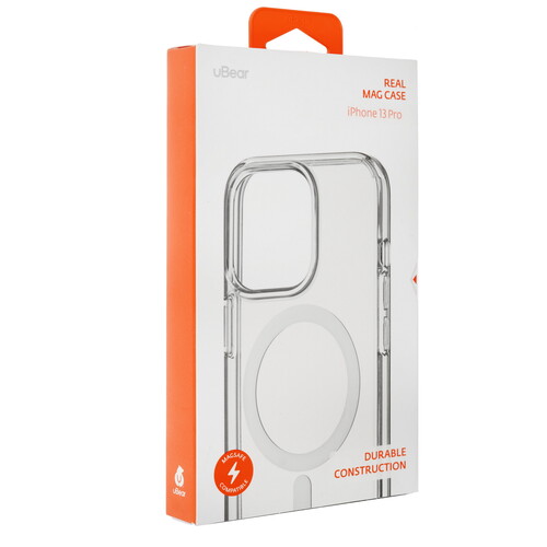 Купить Накладка  uBear Real Mag Case для Apple iPhone 13 Pro прозрачный  4874088. Характеристики, отзывы и цены в Донецке
