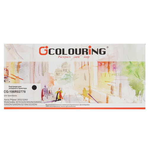 Купить Картридж лазерный Colouring CG-106R02778 черный, с чипом  1377693. Характеристики, отзывы и цены в Донецке