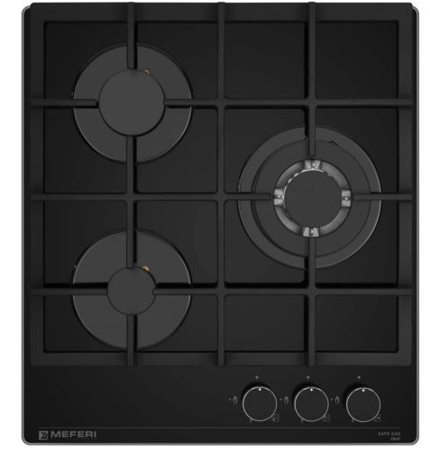 Купить Газовая варочная поверхность Meferi MGH453BK GLASS POWER  9168780. Характеристики, отзывы и цены в Донецке