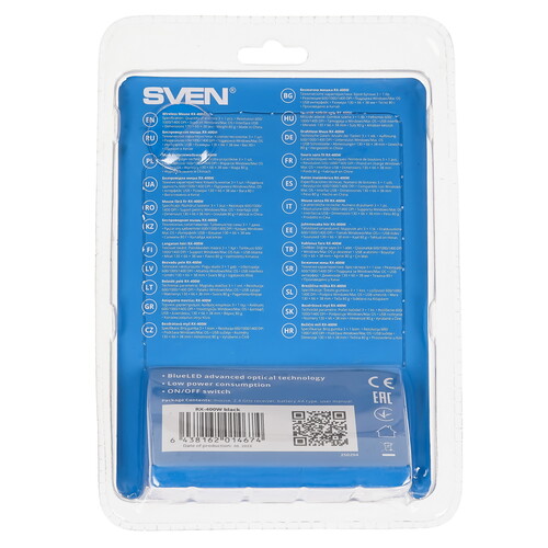 Купить Мышь беспроводная SVEN RX-400W [SV-014674] черный  4900178. Характеристики, отзывы и цены в Донецке