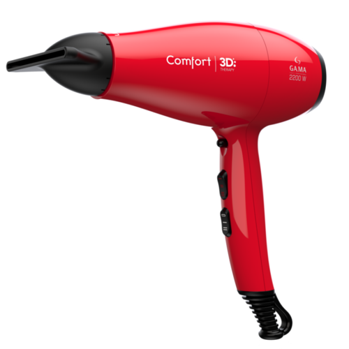 Купить Фен GA.MA COMFORT 3D красный/черный  9174453. Характеристики, отзывы и цены в Донецке