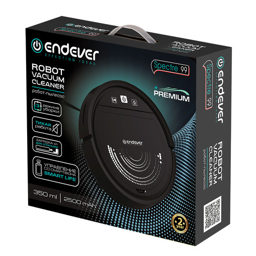 Купить Робот-пылесос Endever Spectre-99 черный  9060138. Характеристики, отзывы и цены в Донецке