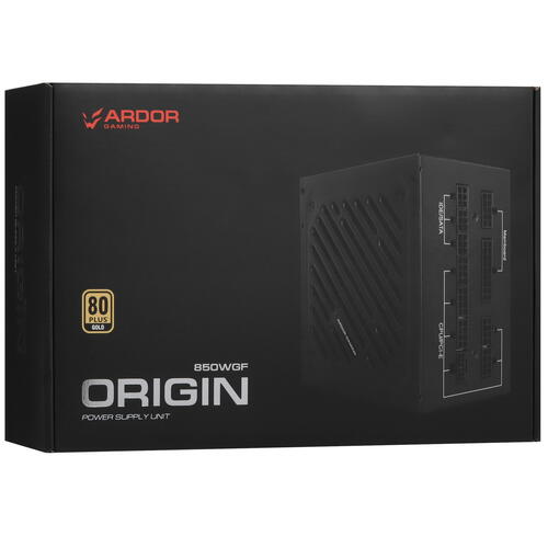 Купить Блок питания ARDOR GAMING ORIGIN 850WGF  черный  9031871. Характеристики, отзывы и цены в Донецке