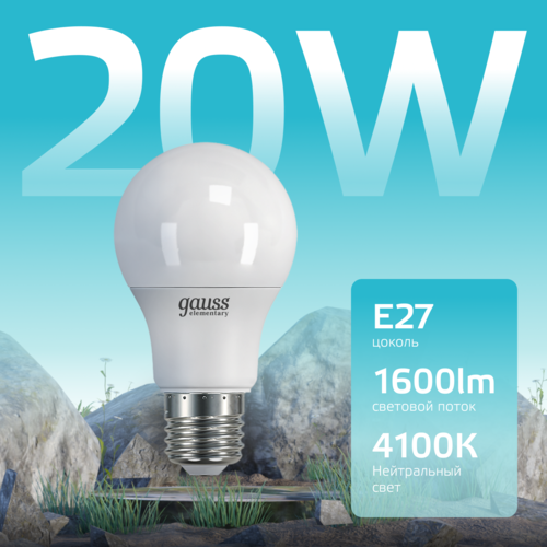 Купить Комплект светодиодных ламп Gauss Elementary 23229  5613110. Характеристики, отзывы и цены в Донецке