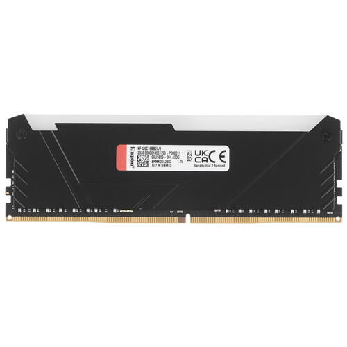 Купить Оперативная память Kingston FURY Beast Black RGB [KF426C16BB2A/8] 8 ГБ  5436244. Характеристики, отзывы и цены в Донецке
