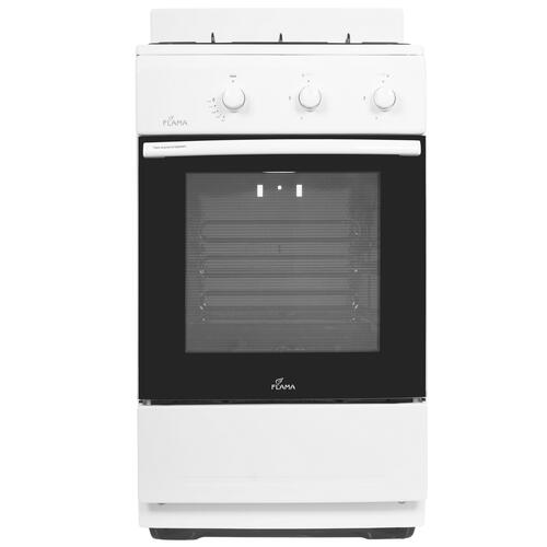 Купить Газовая плита Flama NP CG 32020 W белый  9972803. Характеристики, отзывы и цены в Донецке