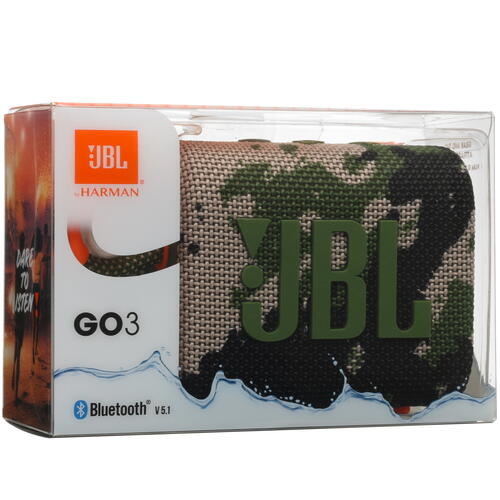 Купить Портативная колонка JBL GO 3, камуфляжный  5060028. Характеристики, отзывы и цены в Донецке