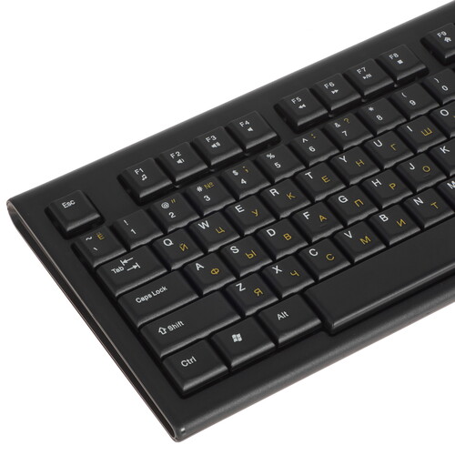 Купить Клавиатура+мышь беспроводная   Gembird KBS-8002 черный  5020194. Характеристики, отзывы и цены в Донецке