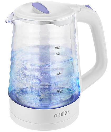 Купить Электрочайник MARTA MT-4585 фиолетовый  9058585. Характеристики, отзывы и цены в Донецке
