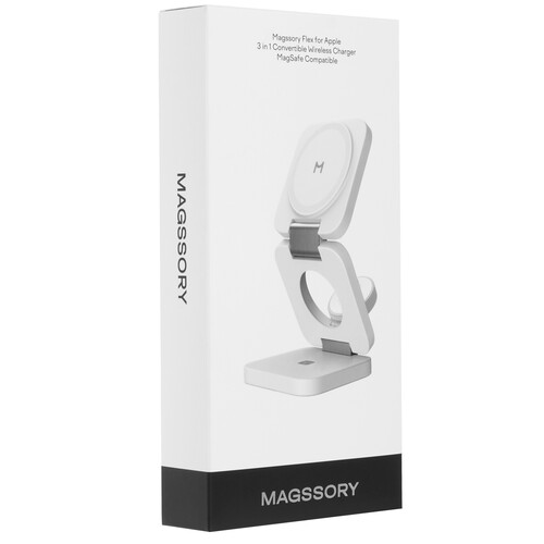 Купить Беспроводное зарядное устройство Magssory Flex белый  9176205. Характеристики, отзывы и цены в Донецке