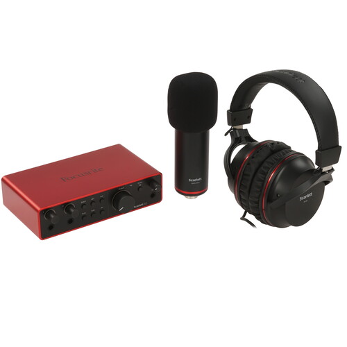 Купить Комплект для звукозаписи Focusrite Scarlett Studio 2i2 G4  5616532. Характеристики, отзывы и цены в Донецке