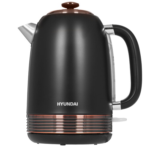 Купить Электрочайник Hyundai HYK-S4501 черный  5306653. Характеристики, отзывы и цены в Донецке