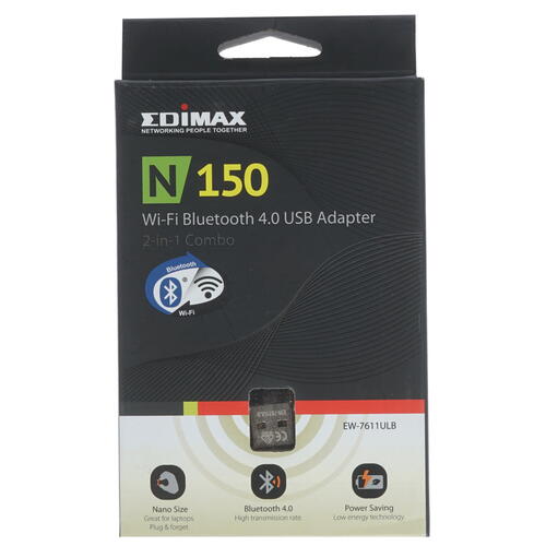 Купить Wi-Fi адаптер + Bluetooth Edimax EW-7611ULB  1216433. Характеристики, отзывы и цены в Донецке
