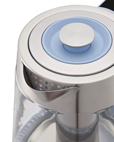 Купить Электрочайник Kitfort КТ-6617 голубой  9047199. Характеристики, отзывы и цены в Донецке