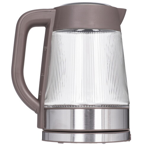 Купить Электрочайник Kitfort КТ-8710 коричневый  9269918. Характеристики, отзывы и цены в Донецке