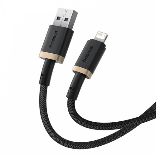 Купить Кабель круглый Baseus Lightning 8-pin - USB 2.0 Type-A золотистый 2 м  5627543. Характеристики, отзывы и цены в Донецке