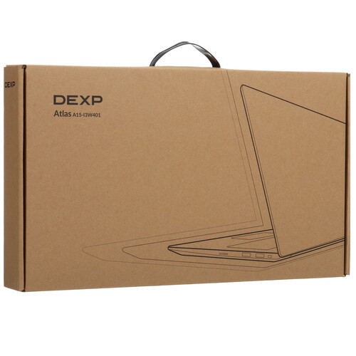 Купить 15.6" Ноутбук DEXP Atlas A15-I3W401 серебристый  9111266. Характеристики, отзывы и цены в Донецке