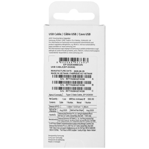 Купить Кабель Samsung USB Type-C - USB Type-A черный  5678206. Характеристики, отзывы и цены в Донецке