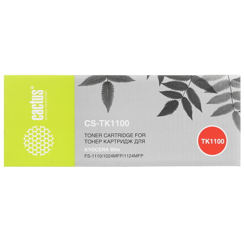 Купить Картридж лазерный Cactus CS-TK1100 черный, с чипом  5303661. Характеристики, отзывы и цены в Донецке