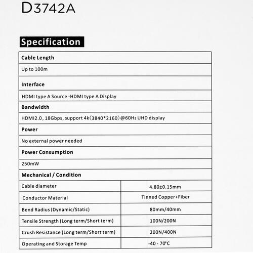 Купить Кабель  VCOM HDMI - HDMI, 50 м  4761793. Характеристики, отзывы и цены в Донецке
