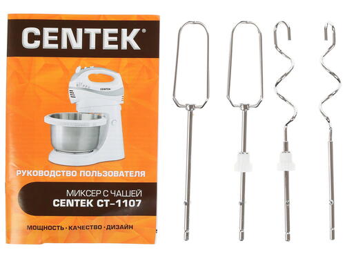 Купить Миксер Centek CT-1107 белый  1114128. Характеристики, отзывы и цены в Донецке