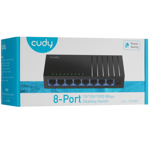 Купить Коммутатор Cudy GS108D 4.0  5616307. Характеристики, отзывы и цены в Донецке