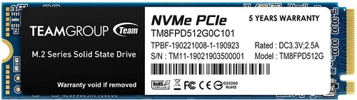 Купить 512 ГБ M.2 NVMe накопитель TEAMGROUP MP33 PRO [TM8FPD512G0C101]  4737594. Характеристики, отзывы и цены в Донецке