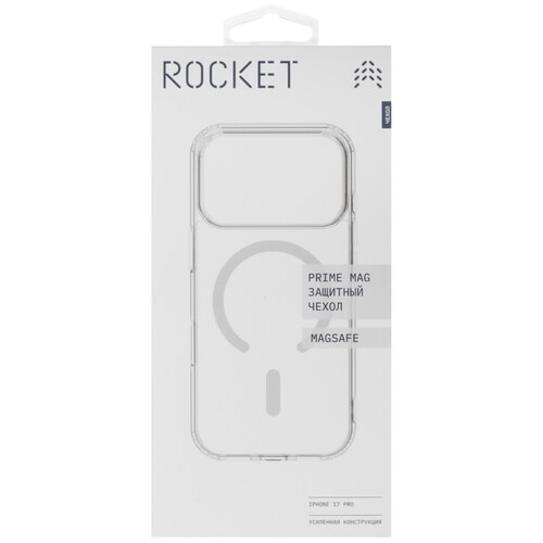 Купить Накладка  Rocket Prime Mag для Apple iPhone 17 Pro прозрачный  5639080. Характеристики, отзывы и цены в Донецке