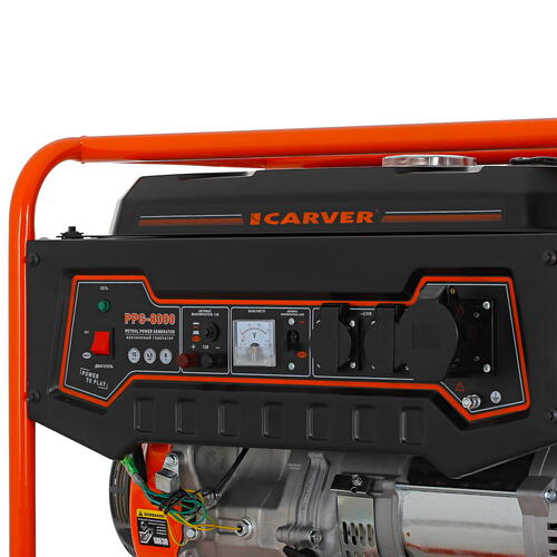 Купить Электрогенератор   бензиновый Carver PPG-8000  5311287. Характеристики, отзывы и цены в Донецке