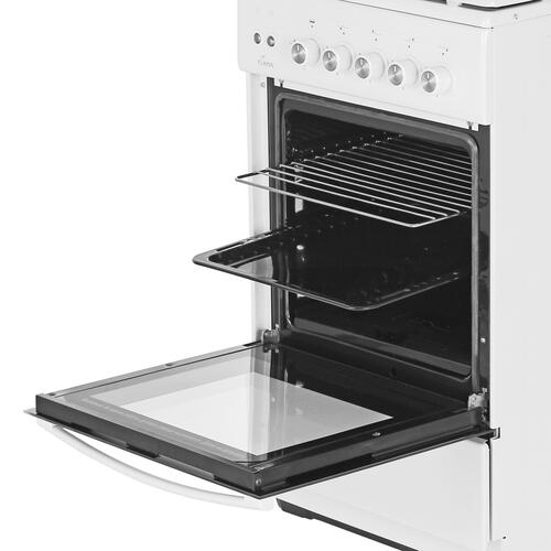 Купить Газовая плита Flama N FG 24235 W белый  1678430. Характеристики, отзывы и цены в Донецке